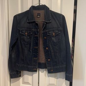 GAP Dark Wash Denim Jacket